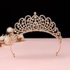 Bridal Hair Accessories Luxurious Crystal Korean Crown Baroque Retro Black Hair Accessories Bestie Birthday Gift