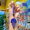Ice Cream Crystal Keychain With Czech Rhinestones For Couples And Giftgiving