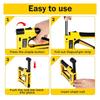 A84X-Nailing Equipment For Woodworking Furniture Heavy Duty Construction Picture Frame Staple Metal Hand Tool