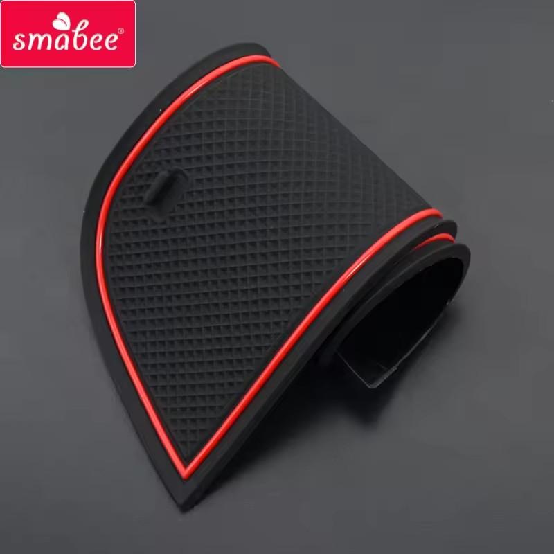 for RENAULT Captur 2013 - 2016 Anti-Slip Gate Slot Pad Cup Holder Coaster Door Groove Mats Car Sticker Car Interior Accessories