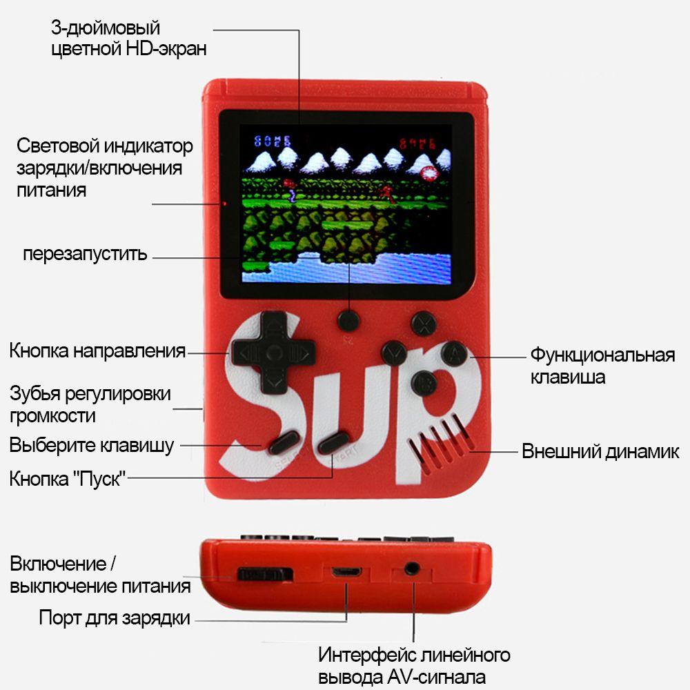 Aodovoz Tetris game electronic color / Supports connection to TV / 400 types of games