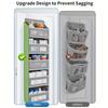 5-Shelf Hanging Door Organizer with 5 Large Pockets-Space-Saving Storage for Bedroom,Bathroom&Pantry,Anti-Tilt Design,Durable