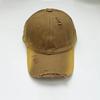 Custom Logo Baseball Cap Rear Adjustable Solid Snapback Hat Diy Women Causal Distressed Hip-Hop Cap Gorros Outdoor Embroidery
