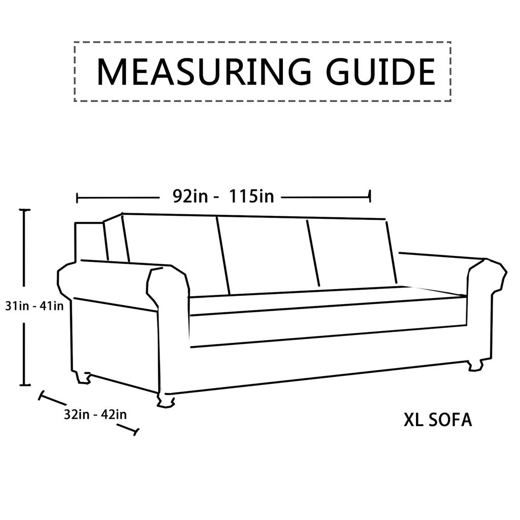 Knitted Square Jacquard Thickened Stretch Sofa Cover Fabric All-inclusive Full Cover Sofa Cushion Cover