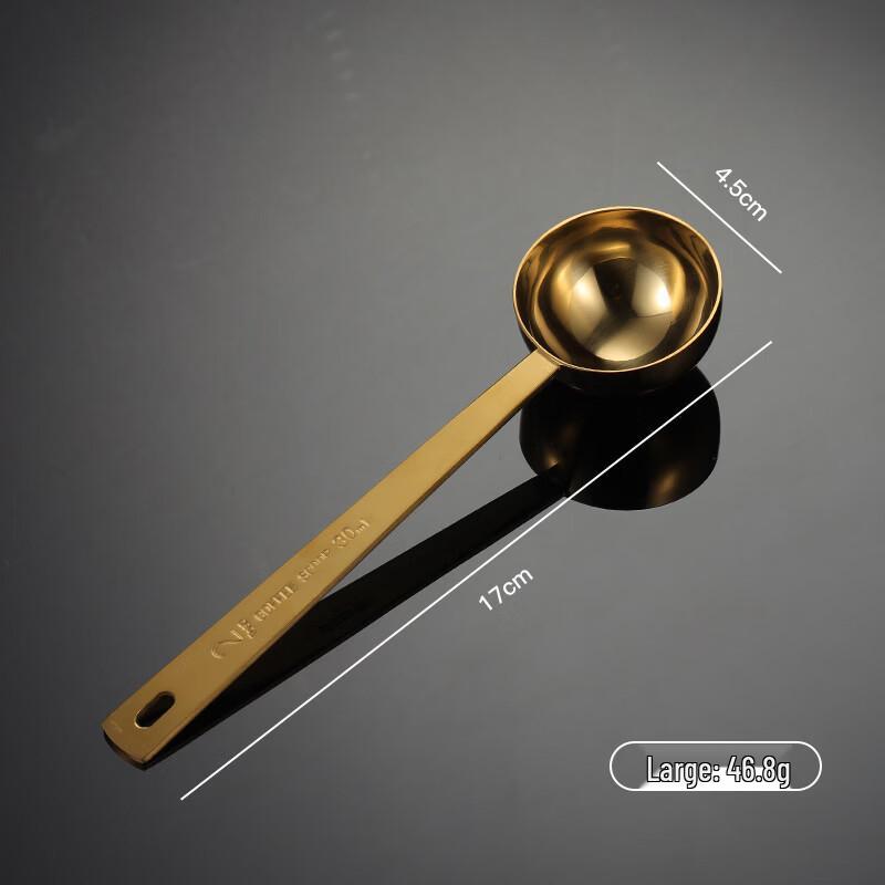 Titanium Plated 304 Stainless Steel Large Measuring Scoop