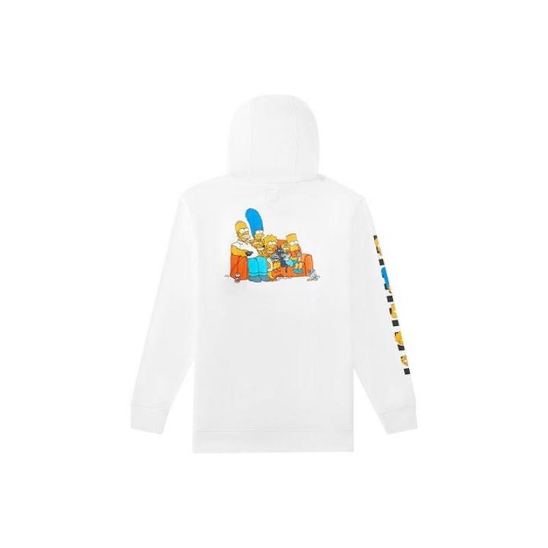 Vans The Simpsons X Hoodie Men Tops White VN0A4RTPZZZ