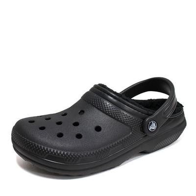 Unisex Classic Lined Clog Winter Slippers Black 203591 060
