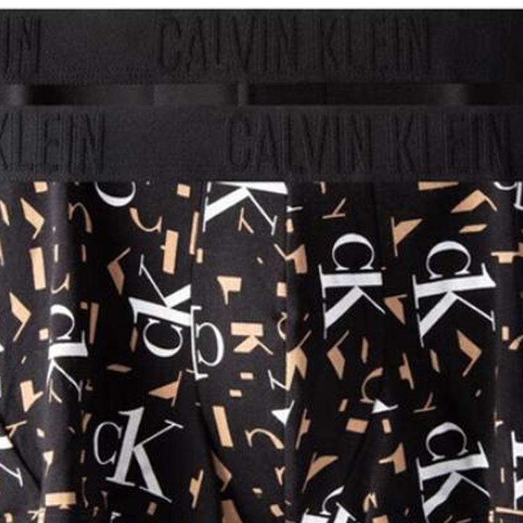 Calvin Klein Printed Lace Underwear 2-Pack Men underwear Black NP2049O-7V7