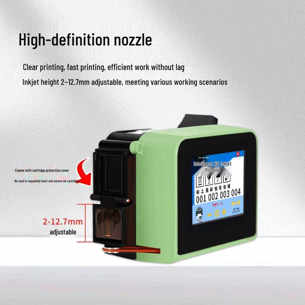 Handheld Portable Mini Inkjet Printer for Food Packaging