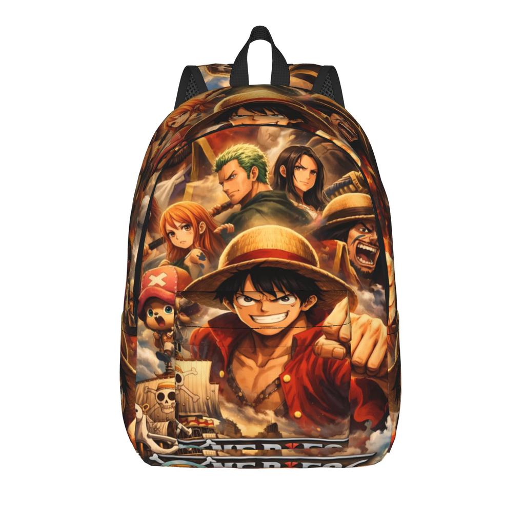 Plain Green Cute Zoro One Piece Backpack Streetwear Backpacks Female Cycling Lightweight High School Bags High Quality Rucksack