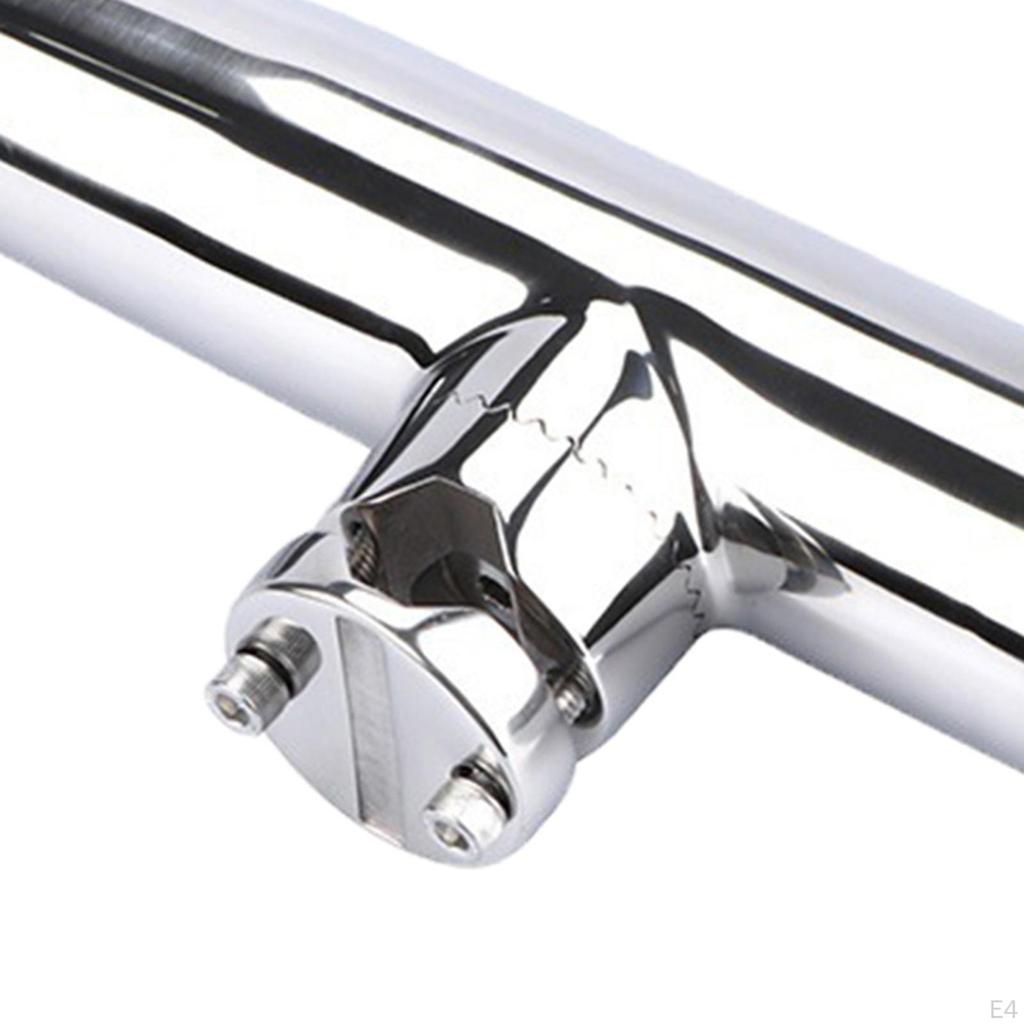 Regulowany uchwyt na wędkę do łodzi z bezpiecznym mocowaniem zaciskowym