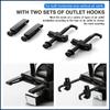 2 in 1 Car Cup Holder Phone Holder for Air Vent Multifunctional Beverage Stand Adjustable Organizer for Road Trips and Commuting