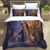 Genshin Impact Animation Cartoon Soft And Comfortable Bedding Set Luxury Quilt Cover Customizable Comforter Bedding Sets