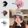 Korean Fashion Women Cotton Head Bandana Scarf Visor Hat Wide Brim Sunhat Female Summer Beach UV Protection Beach Sun Hats 2026