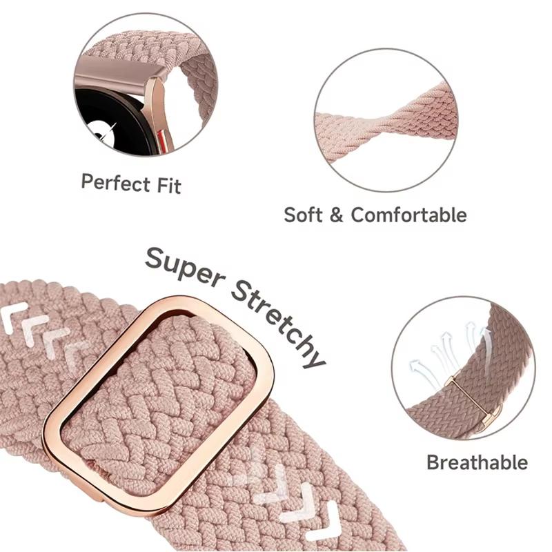 Braided Solo Loop Band For OnePlus Watch 4/2r/2/3 46mm Smartwatch Sport Bracelet Correa Oneplus Watch Lite 22mm Watch Straps