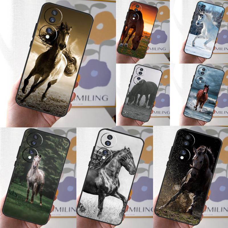 Horse Animal Case For Honor 90 70 50 10 Lite Magic 5 6 Pro X6 X7 X8 X9 X6a X7a X8a X9a X9b X8b Cover