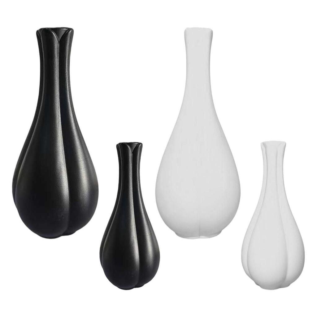 Flower Vase Home Decoration Decorative Unique Modern Centerpiece Nordic for Shelf Living Room Bedroom Tabletop Ornaments