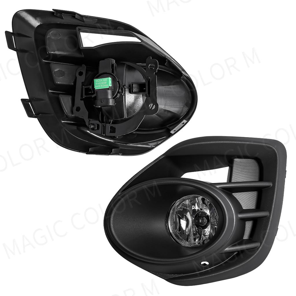 DLAA For Mitsubishi Lancer 2015 2016 2017 Car Fog Lamps Daytime Running Lights DRL Front Bumper Headlights Daylight Covers Wires