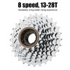 13-28T Bicycle Freewheel 8 Speed Mountain Bike Freewheel Bike Freewheel Sprocket  Bike Maintenance