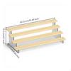 Wooden Display Stand, Acrylic Tiered Organizer, Desktop Shelf, MultiFunctional Storage for