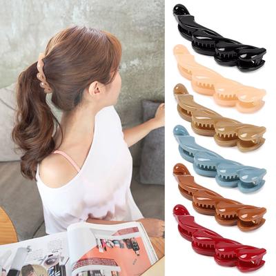 Stylish Acrylic Hair Clamps Portable Hairpins Hair Claws Banana Hair Clips Styling Accessories