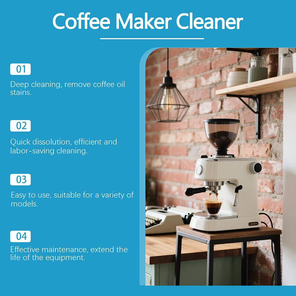 Coffee Machine Cleaner Descaler Tablets Coffee Grinder Descaling Solution Kitchen Essential