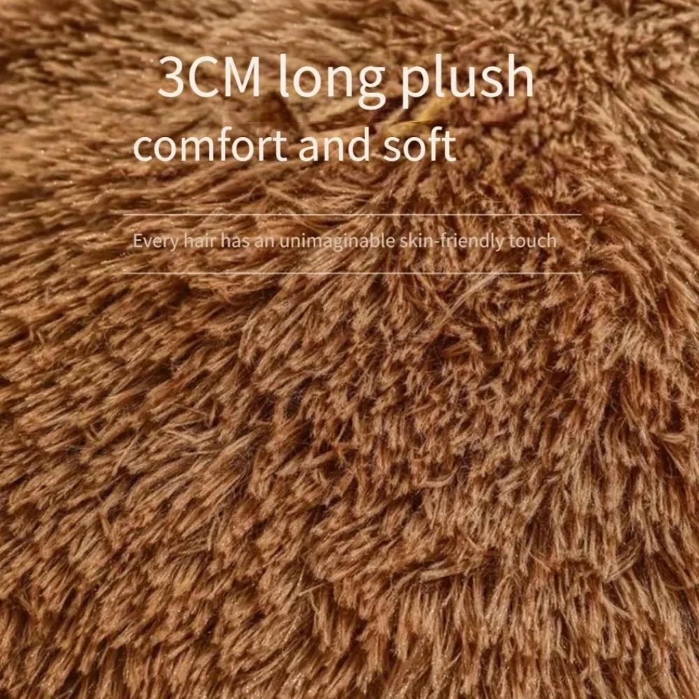 Fluffy Dog Cat Bed,Warm Dogs Beds Sofa,Cute Bear Paw Shape Pets Kennel Mat Puppy Cats Supplies Basket,Pet Accessories.