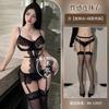 Sexy lace perspective erotic underwear temptation hollowed-out suspenders small breasts show large open gear free