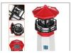 Solar Rotating Lighthouse Resin Garden Ornament