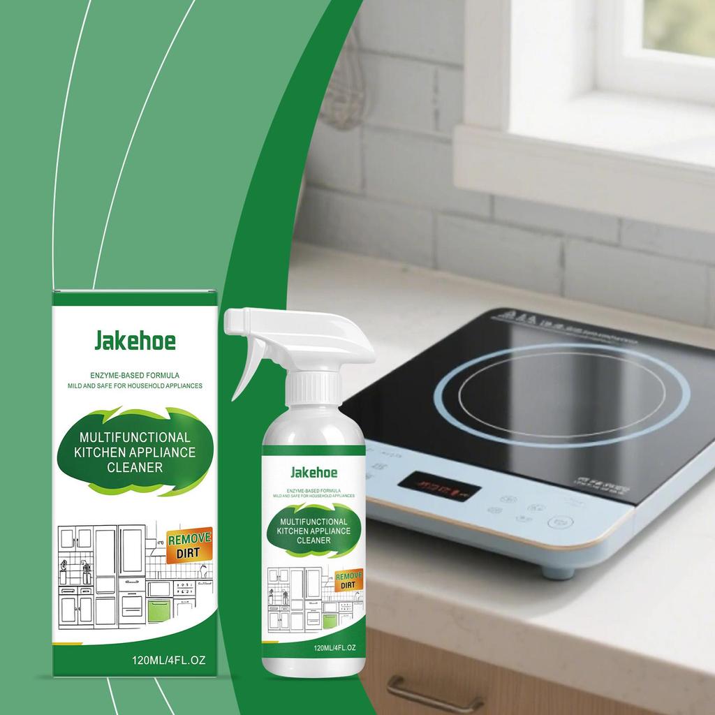 Jakehoe Kitchen Appliance Cleaner Cleaning Oil Hood Stove Multi-purpose Heavy Oil Cleaner