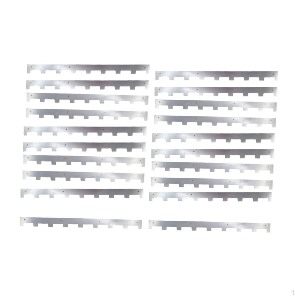 20x Metal Beehive Frame Spacers Beekeeper Equipment Lightweight Strips Spacing Tool for