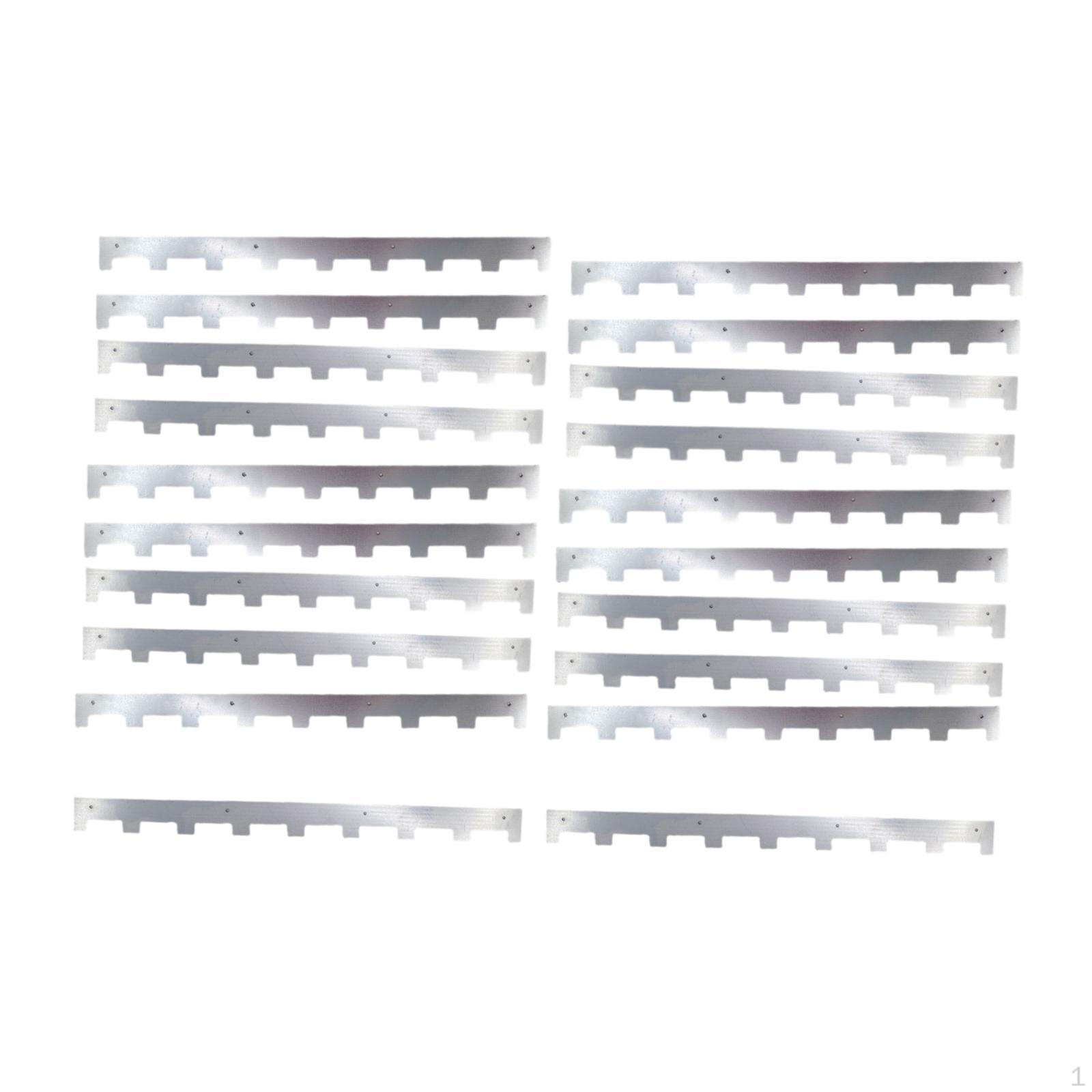 

20x Metal Beehive Frame Spacers Beekeeper Equipment Lightweight Strips Spacing Tool for