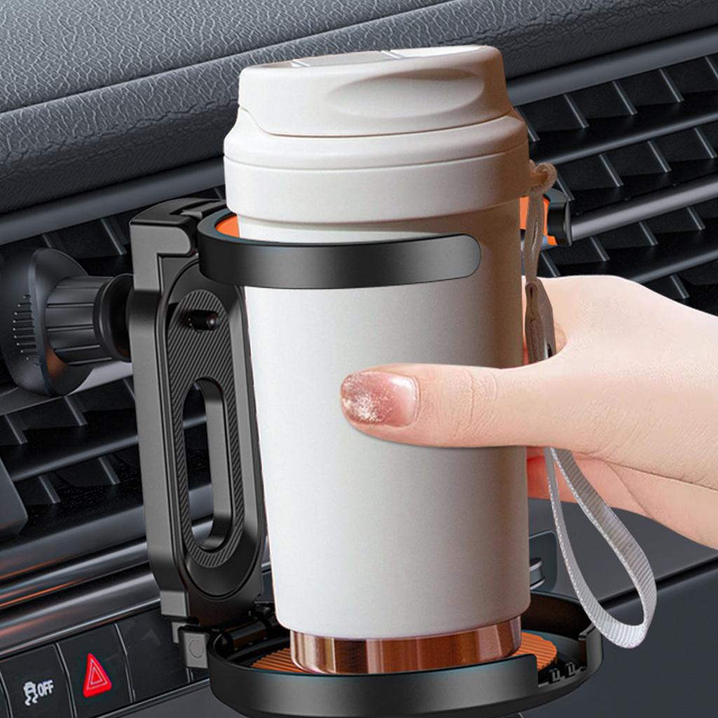 Foldable Car Air Ventilation Beverage Storage Drink Holder Water Cup Bracket Space Saving Design for Commuters Traveler