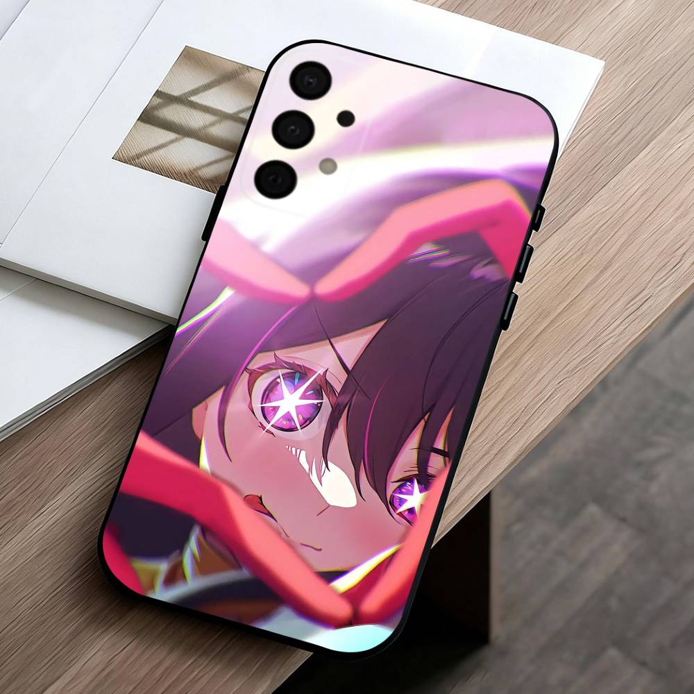 O-Oshi No Ko A-Anime Phone Case For Samsung Galaxy A73,A72,A71,A70,A53,A52,A51,Soft Silicone Black Cover