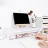 Computer Monitor Stand Holder Space Saving Stable Versatile Iron Desktop Oraganizer Shelf
