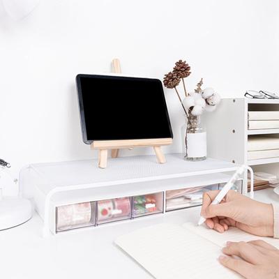 Computer Monitor Ständer Halter Platzsparende Stabile Vielseitige Eisen Desktop Oraganizer Regal