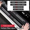 For Carbon Fiber Car Threshold Protection Sticker Car Accessories For Model 3 Model S Model X Y Roadster Performance