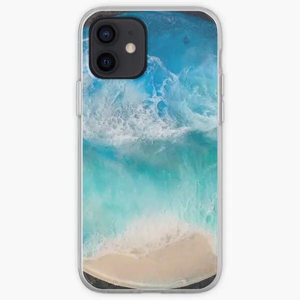 

Круглый прочный чехол для iPhone из смолы с изображением океана Чехол для телефона на заказ для iPhone X XS XR Max 6 6S 7 8 Plus 11 12 13 14 Pro Max Mini Coque iPhone 16 Plus
