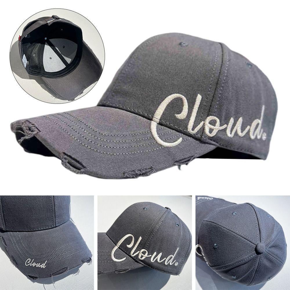 Fashion Big Circumference Summer Baseball Caps Vintage Adjustable Sunscreen Hats Breathable Casual Snapback Caps Men Women