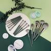 14 Pcs Ultra-Soft Green Makeup Brush Set for Face Eye Beginner-Friendly Cosmetic Tool Kit---### ?