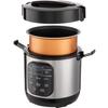 Cuiseur à riz Sencor SRM 0650SS - 5 modes de cuisson - Cuisson vapeur incluse - 600 ml - Noir/Argent