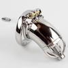 Stainless Steel Male Chastity Cock Cage Urethral Lock Penis Ring Dick Bondage Belt Sounds Catheter Erotic Sex Toys for Men 18+