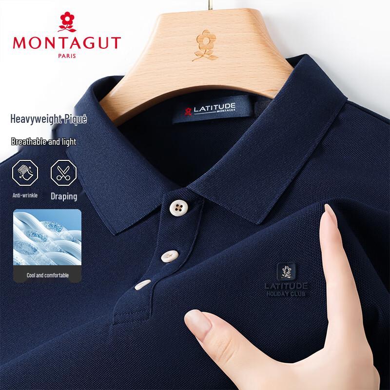 MONTAGUT Men s Summer Lightweight Cooling Polo Shirt L/50