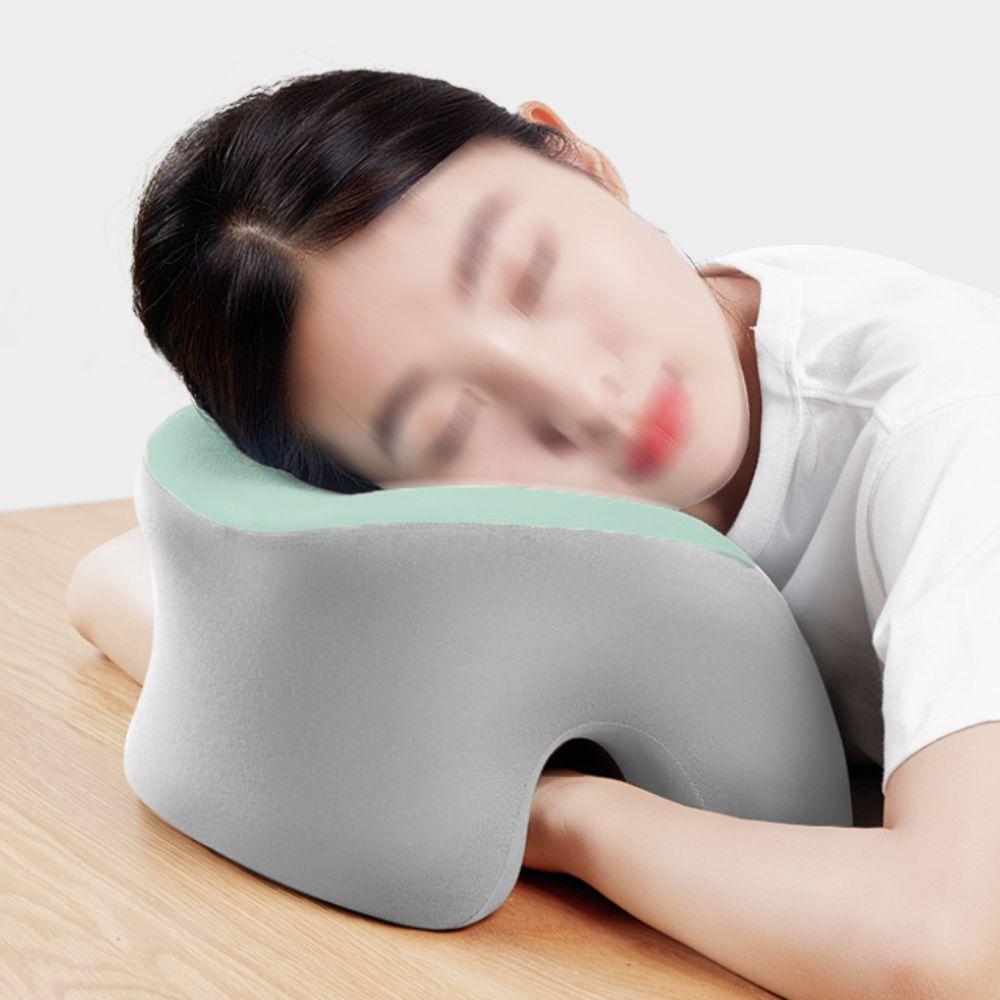Skin-friendly Desk Lunch Break Pillow Ergonomic Neck Support Pillow  Travel