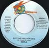 7inch Record SIZZLA - Put The Fire Pon Dem None Techniques 2001 Jamaica Reggae, Ska & Dub Used