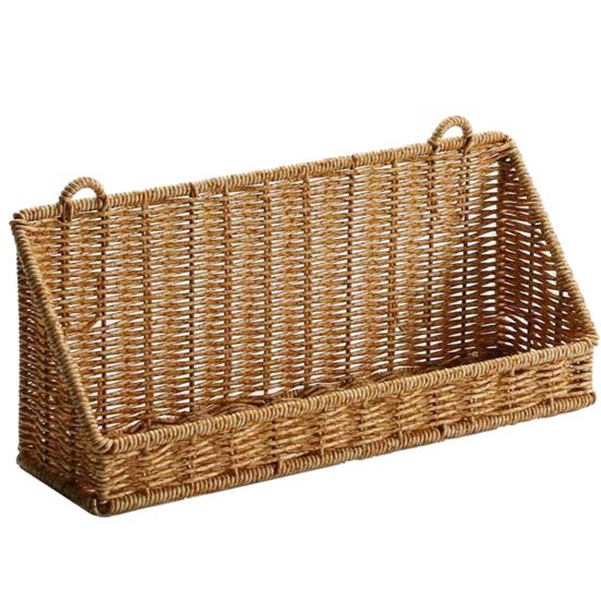 Étagère de rangement avec crochets Panier mural Grand design ventilé Panier compact pour cuisine salle de bain