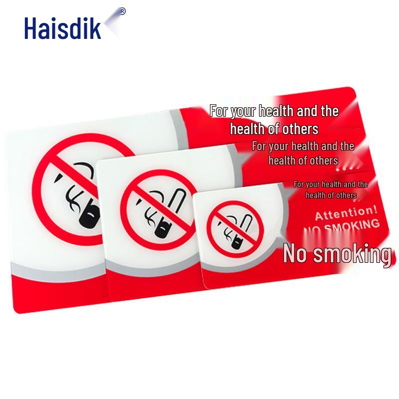 Acrylic No Smoking Sign