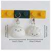 Dumpling Key Chain Pendant,Creative Cute Little Doll,Plush Toy Bag Hanging Ornament,Ordinary Key Tool