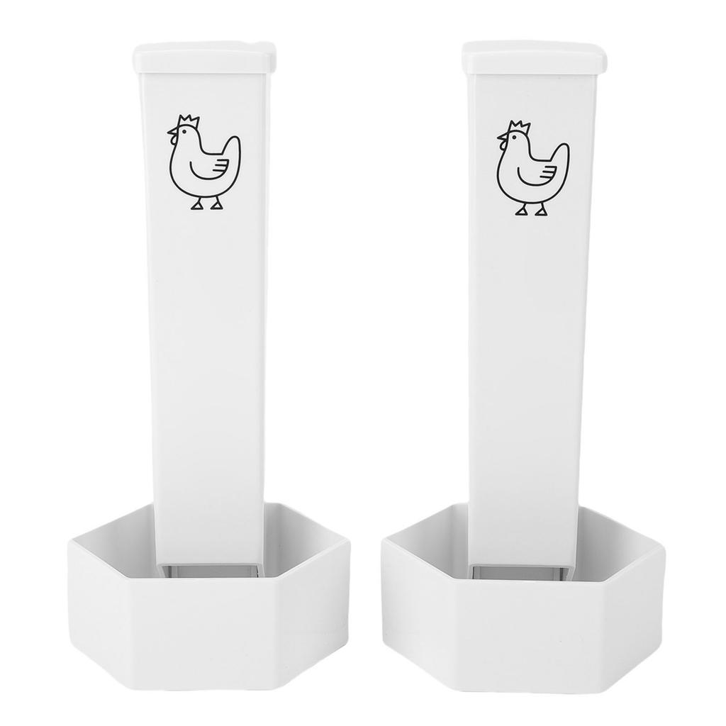 Chicken Oyster   Feeder with Top Lid Automatic Gravity Hanging Chicken Grit Feeder
