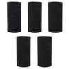 5PCS Pool Filter Sponge PU Sponge Black Reusable Washable Cylindrical Simming Pool Filter Foam for Pool Pump